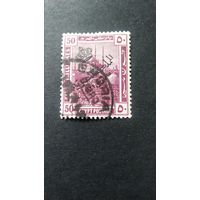 Египет 1922 г. Mi 78 стандарт. надпечатка\336фк\