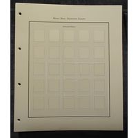 Листы для марок Великобритании 8 штук Definitive Stamps Standart  Format