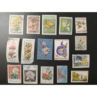 РАСПРОДАЖА КОЛЛЕКЦИИ. марки "флора, цветы"
