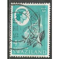 Свазиленд. Королева Елизавета II. Ветка кофе. 1962г. Mi#97.