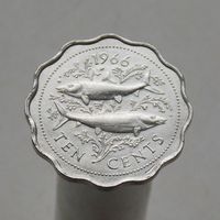 Багамские острова 10 центов 1966