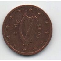 РЕСПУБЛИКА ИРЛАНДИЯ. ЕВРОПЕЙСКИЙ СОЮЗ. 2 евроцента 2007