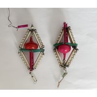 Ёлочная игрушка стеклярус СССР К.2 цена за все
