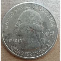 США 1/4 доллара, 2018 Национальный озерный центр Апостольских островов Отметка МД: "P" - Филадельфия, UC# 102