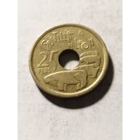 Испания 25 песет "Кастилия и Леон" 1995