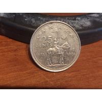 25 центов Канада 1873-1973 гг