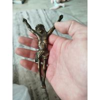 Накладное распятие,бронза