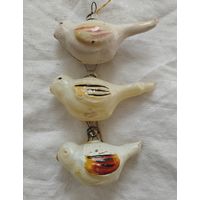 Ёлочные игрушки птички