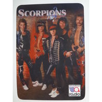 Календарик 1998 г. Скорпионс.