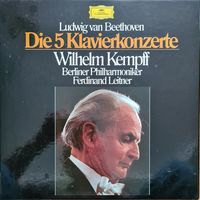 Ludwig van Beethoven – Wilhelm Kempff / Berliner Philharmoniker / Ferdinand Leitner – Die 5 Klavierkonzerte (4LP)