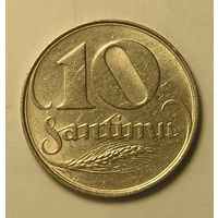 Латвия, 10 Сантимов 1922