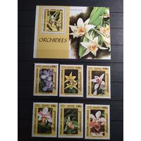 Камбоджа 1999 г. Орхидеи.