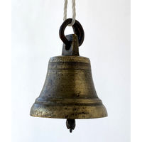 Старинный бронзовый колокольчик