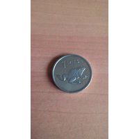 Латвия, 1 лат 2010. Лягушка.