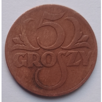 5 грошей 1931, Польша