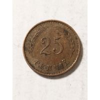 Финляндия 25 пенни 1942