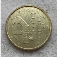 Андорра 10 евроцентов 2018
