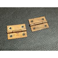 Завесы мебельные  покрыты латунью- старинные