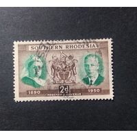 Великобритания\246с\ Южная Родезия 1950 монархи, герб