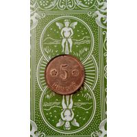 Финляндия 5 пенни 1934