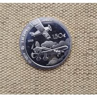 Литва 1,5 евро 2025 г. 100-летний юбилей - Самолет ANBO