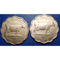 Гернси 3 пенса (2 шт.) 1956 и 1959 г.