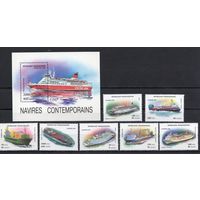 Мадагаскар 1994. Корабли 7марок+блок (1752-58)