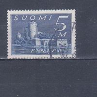 [1568] Финляндия 1930. Культура.Архитектура.Крепость. Гашеная марка.