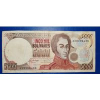 Венесуэла 5000 боливаров 1994 г.
