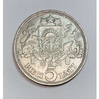 Латвия 5 лат 1931 года