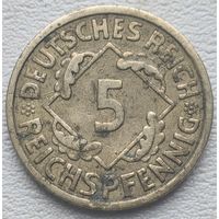 Германия 5 рейхспфеннигов 1925 А