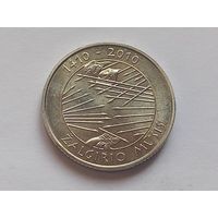 Литва 1 лит 2010 г. 600 лет Грюнвальдской битве.