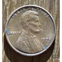 1 Цент США 1975г.