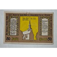 1920 год 50 пфеннигов  Германия