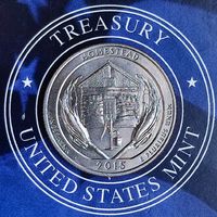 США 25 центов 2015г. (S). Национальный монумент Гомстед.