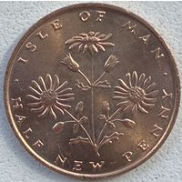 Остров Мэн 1/2 пенни 1975 г.