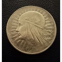 5 злотых 1933 г.  Польша.   Ядвига.  СЕРЕБРО.  2.