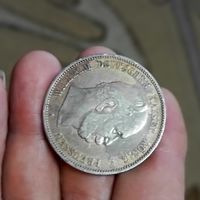 5 марок (1876г.) Вильгельм.Пруссия.Серебро 0.900.Супер!