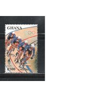 Гана-1995 (Мих.2174) , ** ,   Спорт, Велоспорт , Велосипеды,