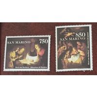 Сан-Марино** Рождество живопись