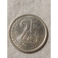 25 сантимо Венесуэла 2007 год