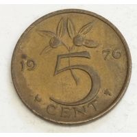 Нидерланды 5 центов 1976