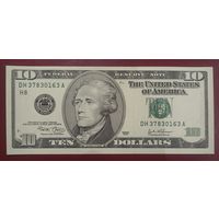 10 долларов США 2003 года, UNC