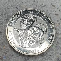 5 фунтов 2023. Йель Бофорта. 62,5гр.