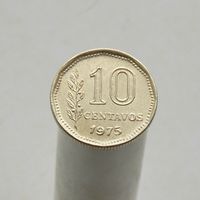 Аргентина 10 сентаво 1975