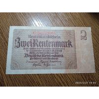 Германия 2 рентмарки 1937
