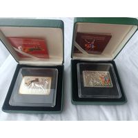 Лошади 20 рублей 2011-2012, серебро, Ахалтекинская лошадь, Донская лошадь