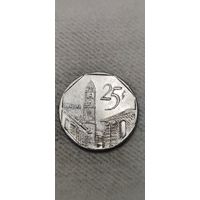 Куба 25 цент 2002