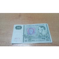 10 крон 1977 года Швеции *435131