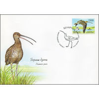 Беларусь 2011 год  Конверт первого дня Птица года. Большой кроншнеп.